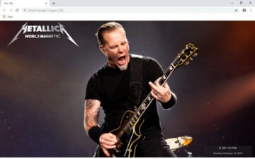 Metallica New Tab & Wallpapers Collection