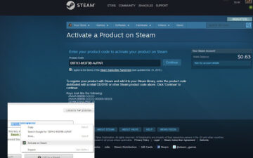 Activate on Steam